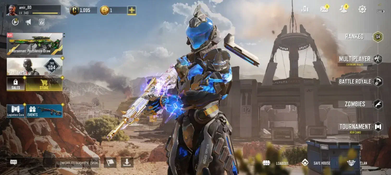 اکانت کالاف اسکین متیک|کنسول، بازی ویدئویی و آنلاین|قم, دورشهر|دیوار