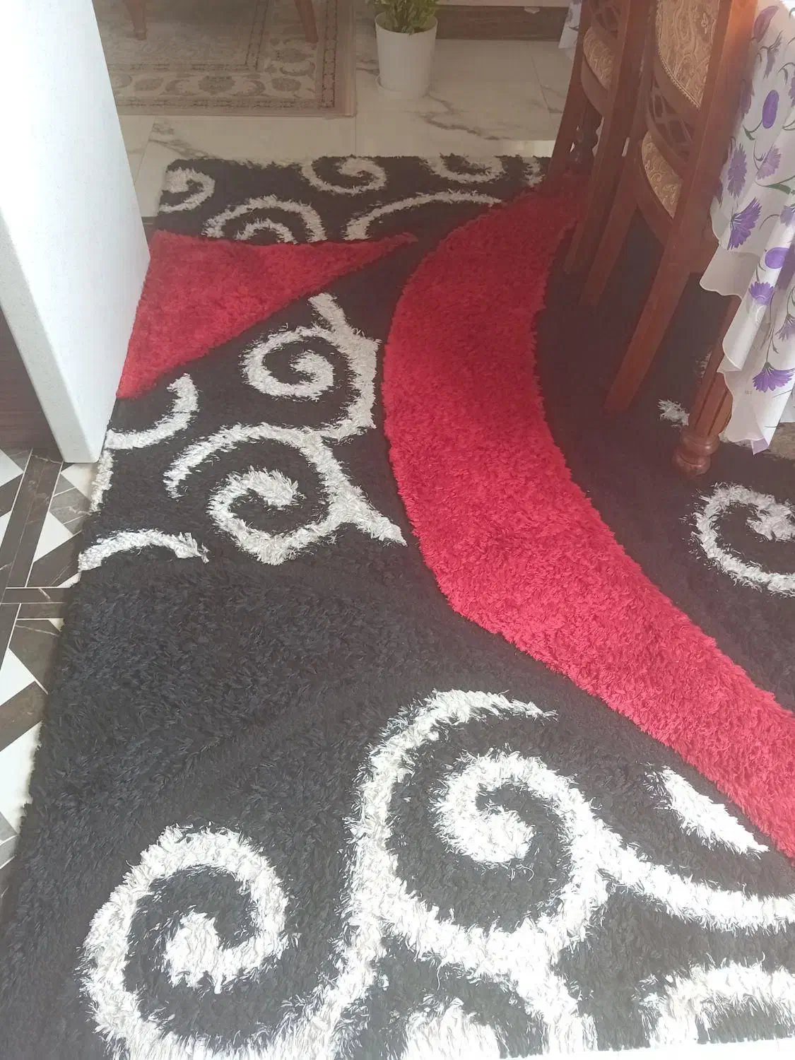 فرش فانتزی ۴ متری|فرش|بندر انزلی, آخرخط|دیوار