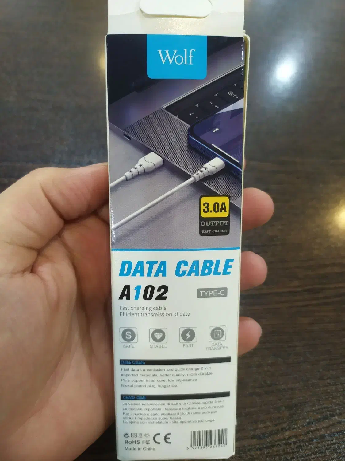 کابل شارژر تایپ سی|لوازم جانبی موبایل و تبلت|خرم‌آباد, |دیوار