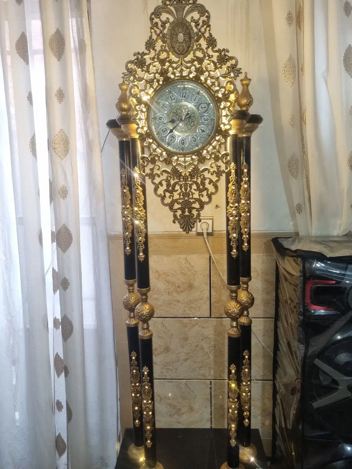 ساعت ایستاده با نور مخفی|ساعت دیواری و تزئینی|کرمان, |دیوار