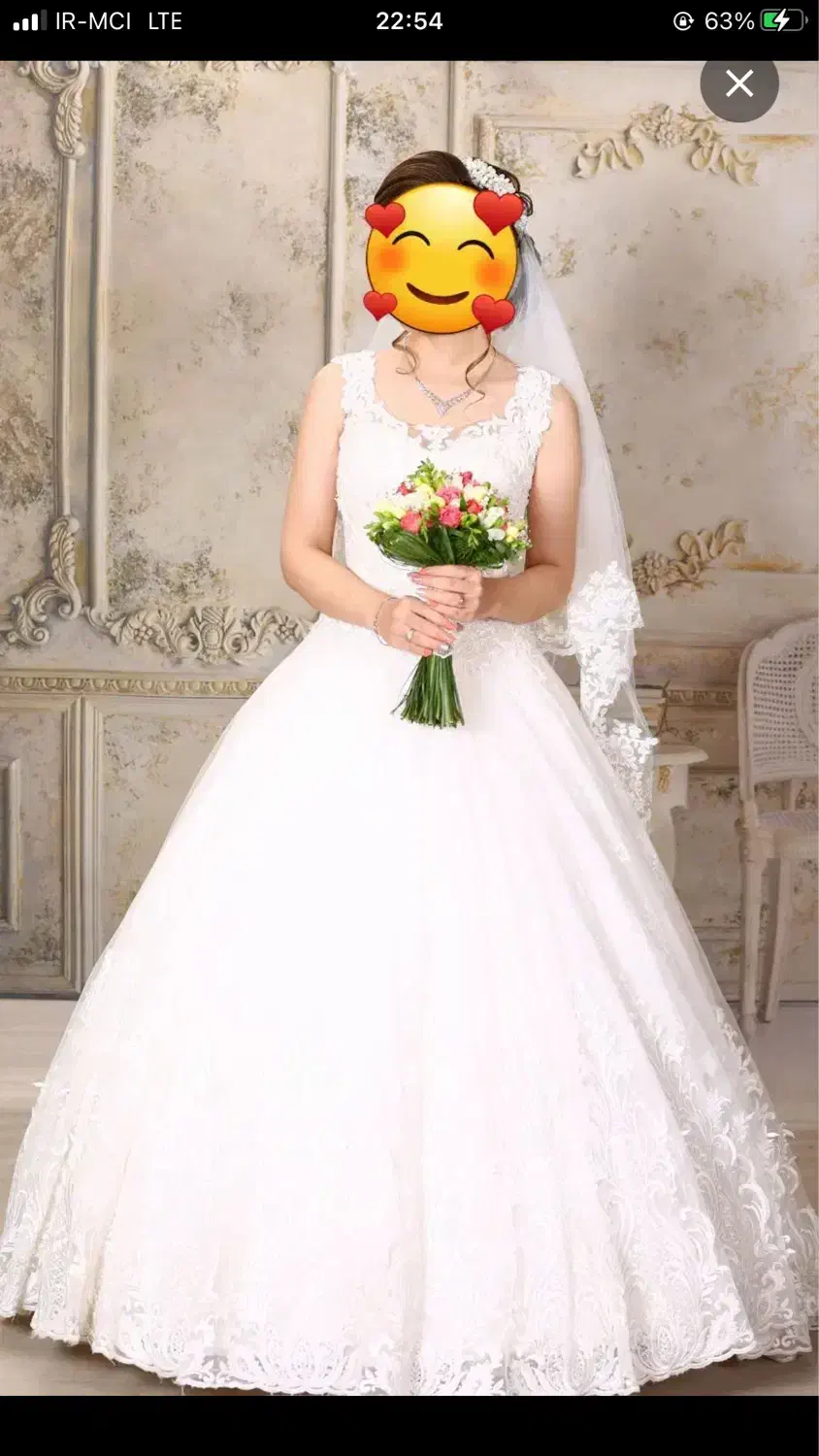 لباس عروس سایز ۳۶تا۳۸|لباس|قم, زنبیل آباد|دیوار