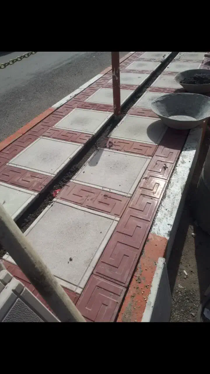 تجهیزات کارخانه موزاییک و انواع جدول و نمای رومی|مصالح و تجهیزات ساختمان|حمیل, |دیوار