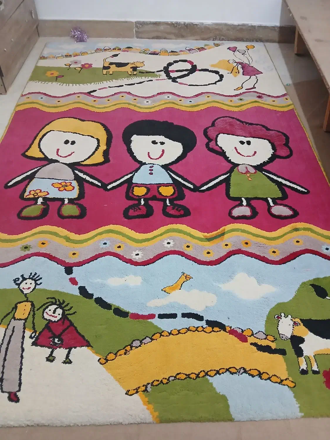 فرش اتاق کودک|فرش|قم, پردیسان|دیوار