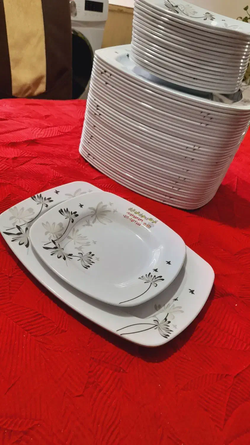 ۶ سرویس دیس برنج خوری و خورشت خوری (ملامین صددرصد)|ظروف سرو و پذیرایی|مشهد, انقلاب|دیوار