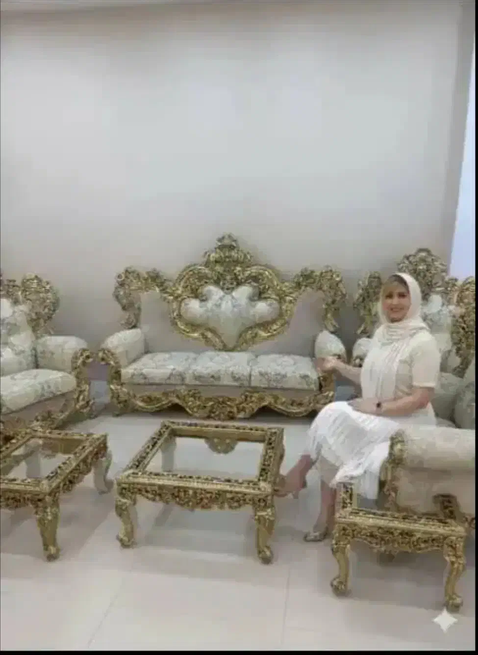 ۷نفره/مبلمان/مبل/راحتی/سلطنتی|مبلمان خانگی و میز عسلی|خمینیشهر, |دیوار