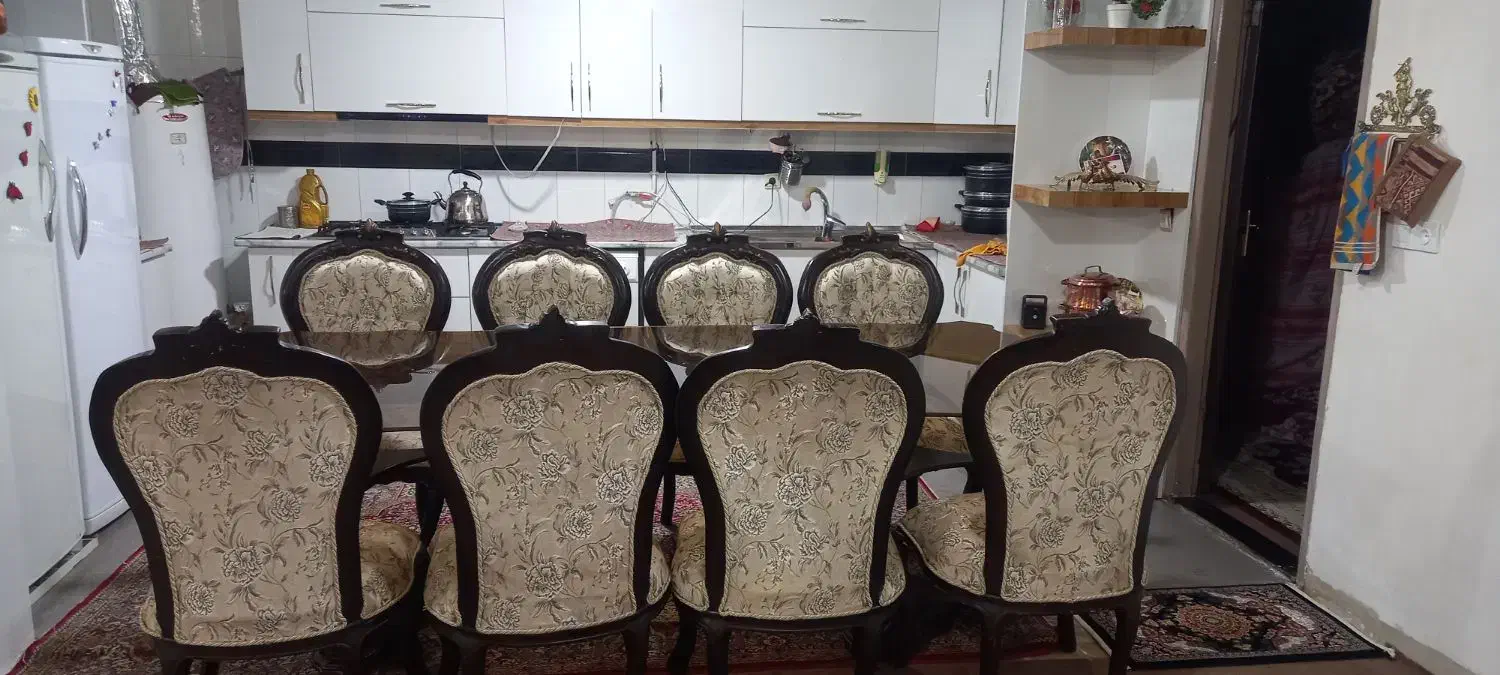میز نهار خوری|میز و صندلی غذاخوری|ملایر, |دیوار