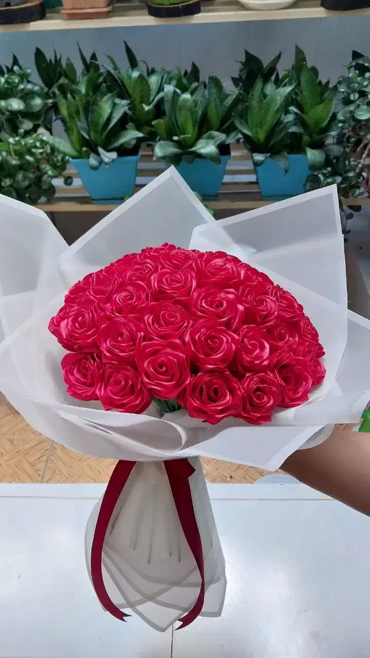 گل ربانی. دسته گل، باکس، تک شاخه|گل مصنوعی|نجف‌آباد, قلعه سفید|دیوار