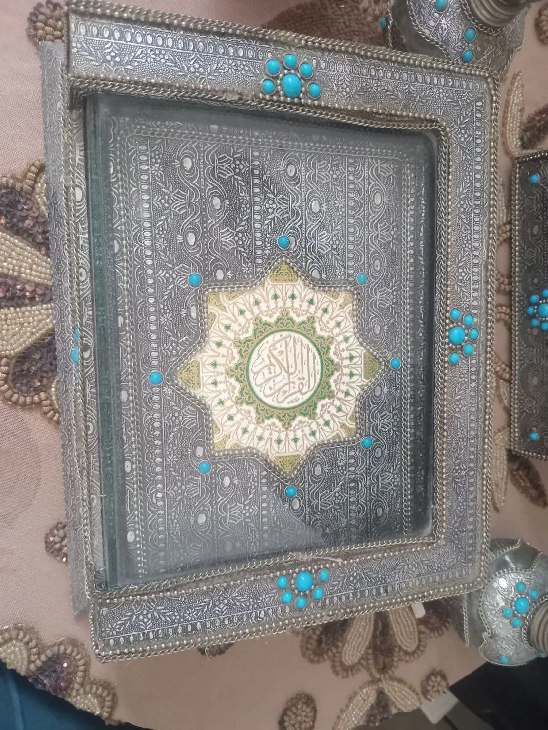 یک دست آینه و شمعدان کامل|آینه|فرخشهر, |دیوار