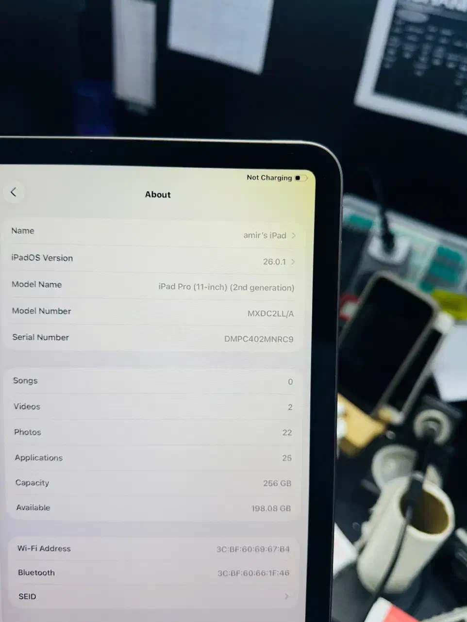 Ipad pro2020 بدون خط وخش|تبلت|رشت, لاکانی|دیوار