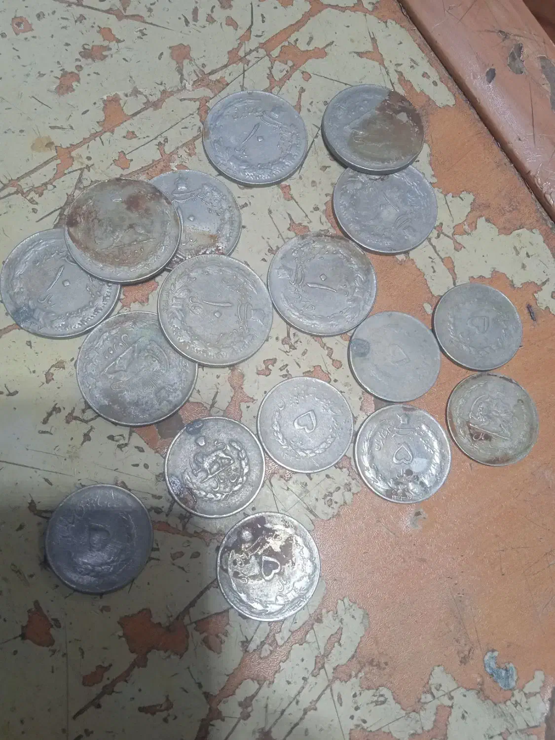 سکه قدیمی پهلوی|کلکسیون سکه، تمبر، اسکناس|ارومیه, |دیوار