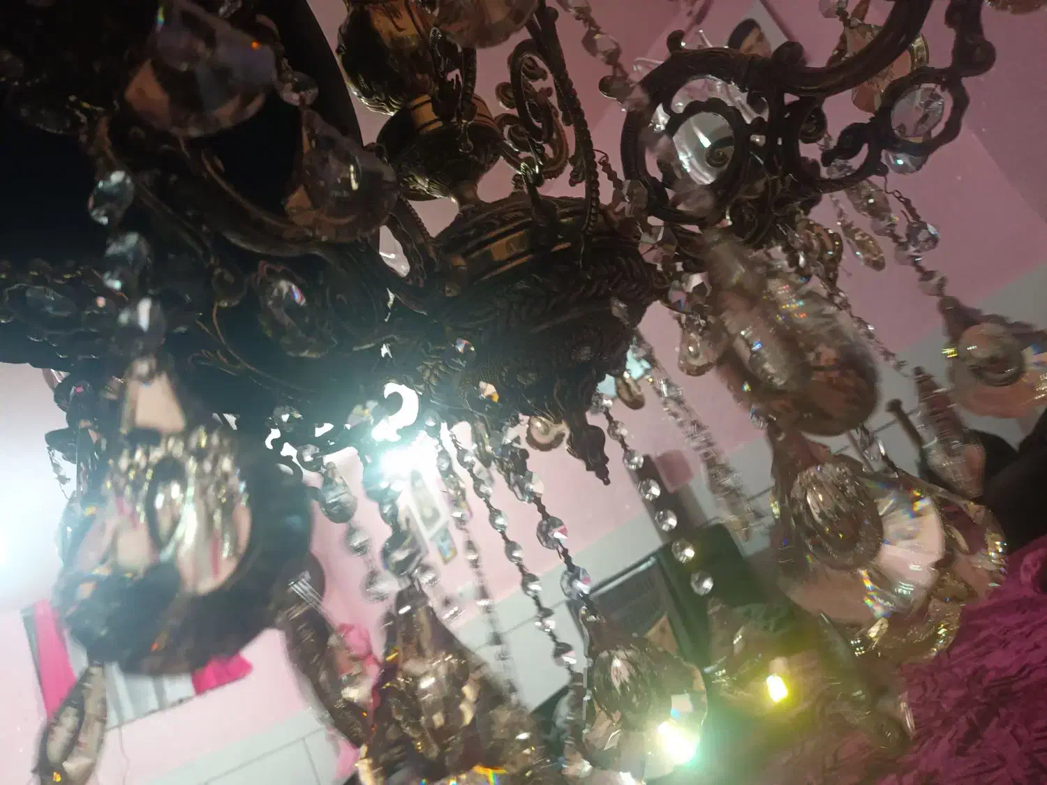 لوستر ۵شاخه برنز|لوستر و چراغ آویز|اسدآباد, |دیوار