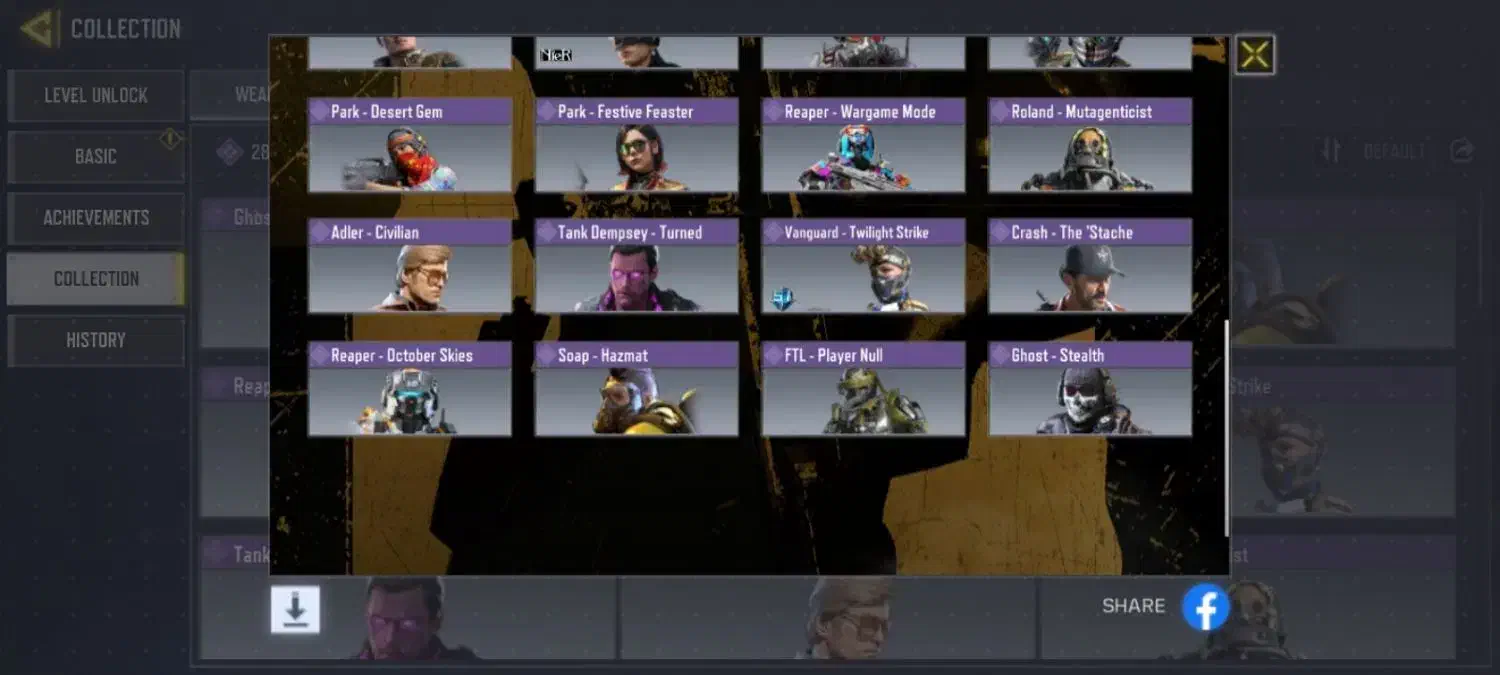 اکانت کالاف اسکین رولند نایاب|کنسول، بازی ویدئویی و آنلاین|رشت, یخسازی|دیوار