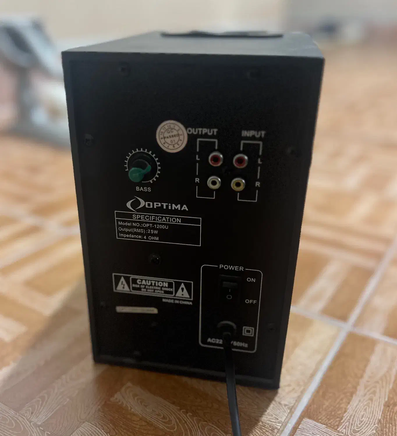 اسپیکر، باند، بلندگو آهنگ برند اپتیما|سیستم صوتی خانگی|بندرعباس, |دیوار