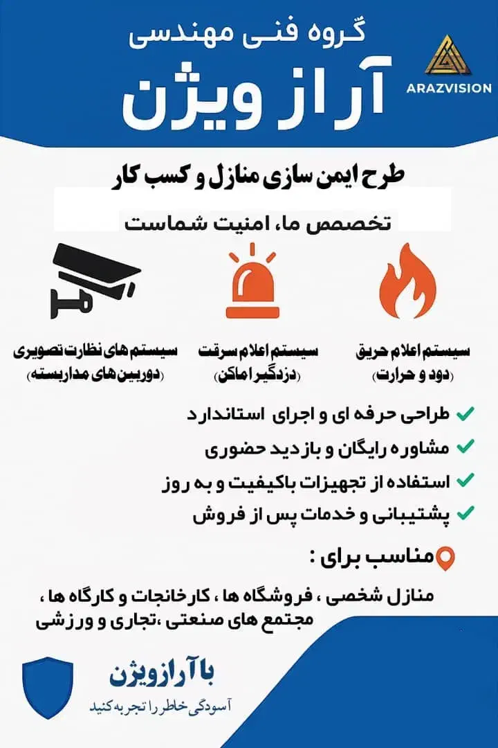 سیستم نظارت تصویری و امنیتی|دوربین مداربسته|دوگنبدان, |دیوار