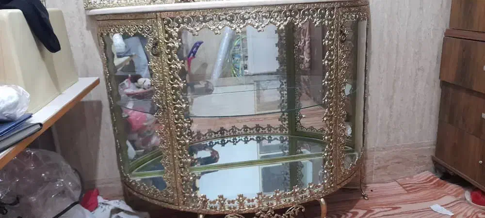 اینه کنسول برنز|صنایع دستی و سایر لوازم تزئینی|قم, علی آباد|دیوار