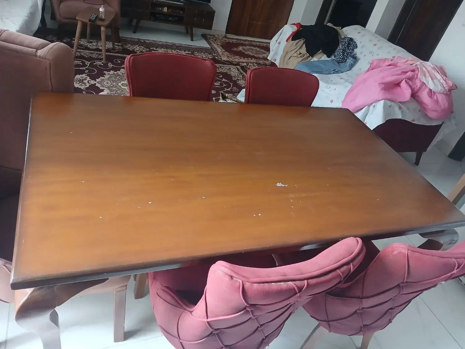 میز غذاخوری شش نفره|میز و صندلی غذاخوری|گرگان, |دیوار