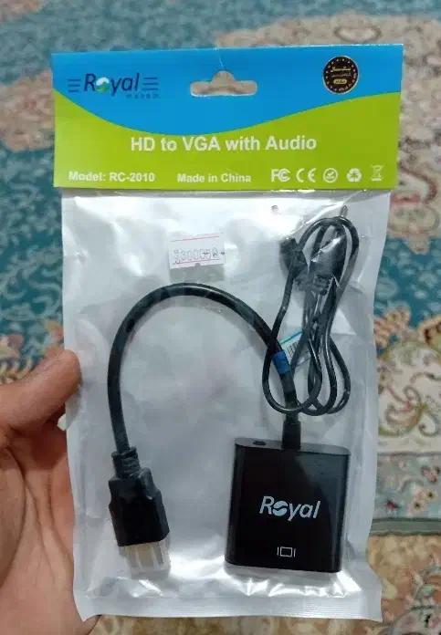 کابل HDMIبهVGA|قطعات و لوازم جانبی رایانه|گنبد کاووس, |دیوار