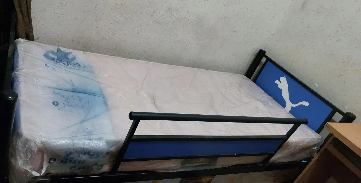 تخت فلزی نو جوان دو طبقه|تخت و سرویس خواب|اهواز, بهارستان|دیوار
