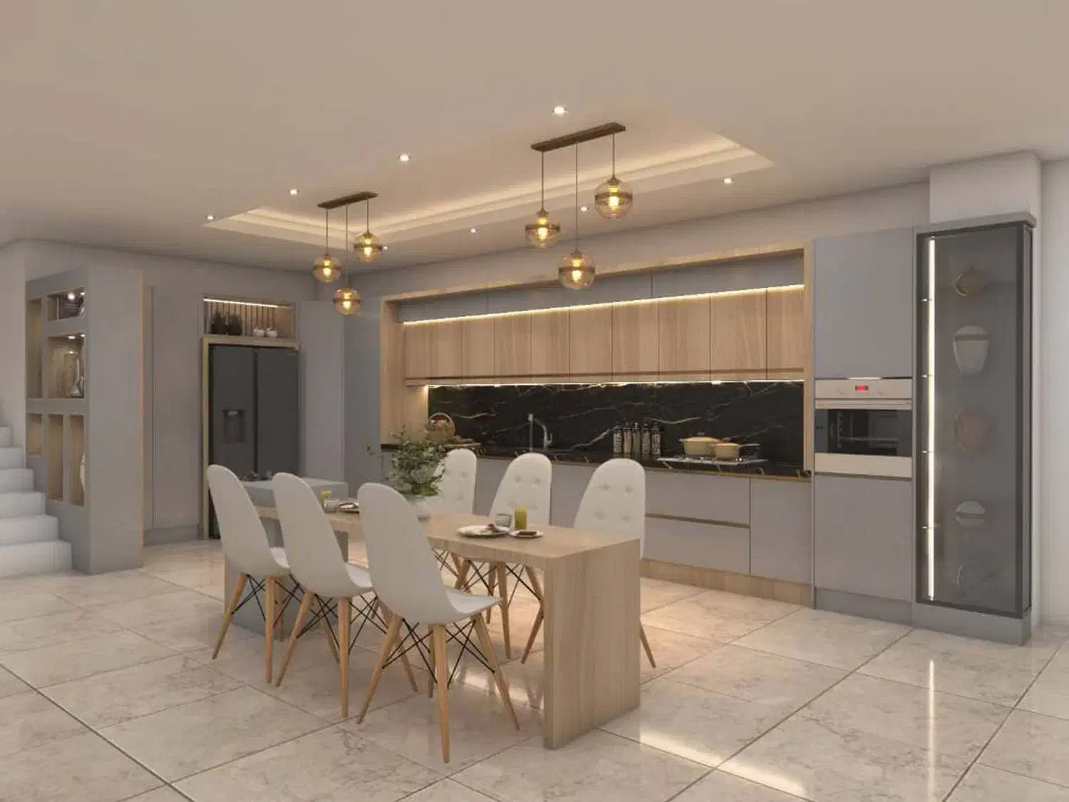 کابینت کمد دکور تی وی کناف رنگ نور لاینر بازسازی|مصالح و تجهیزات ساختمان|شاهین‌شهر, فردوسی|دیوار