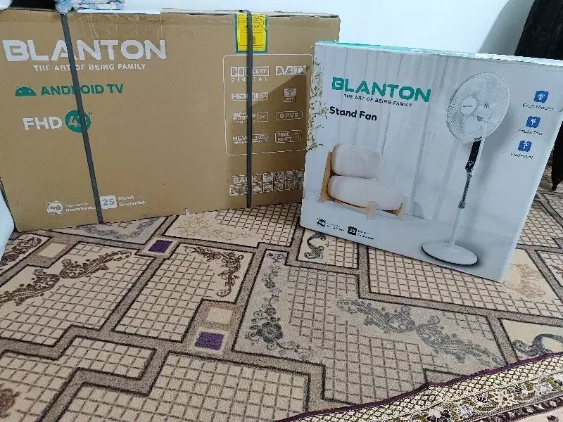 تلویزیون 43هوشمند بلانتون(جی پلاس)وپنکه دیجیتال|تلویزیون و پروژکتور|نیشابور, هفده شهریور|دیوار