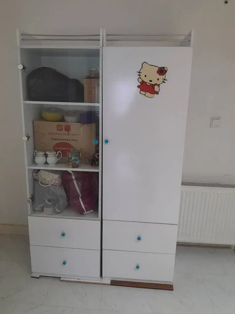 کمد اتاق کودک(ویترینی و کمدلباس مجزا)|اسباب و اثاث بچه|مرند, |دیوار