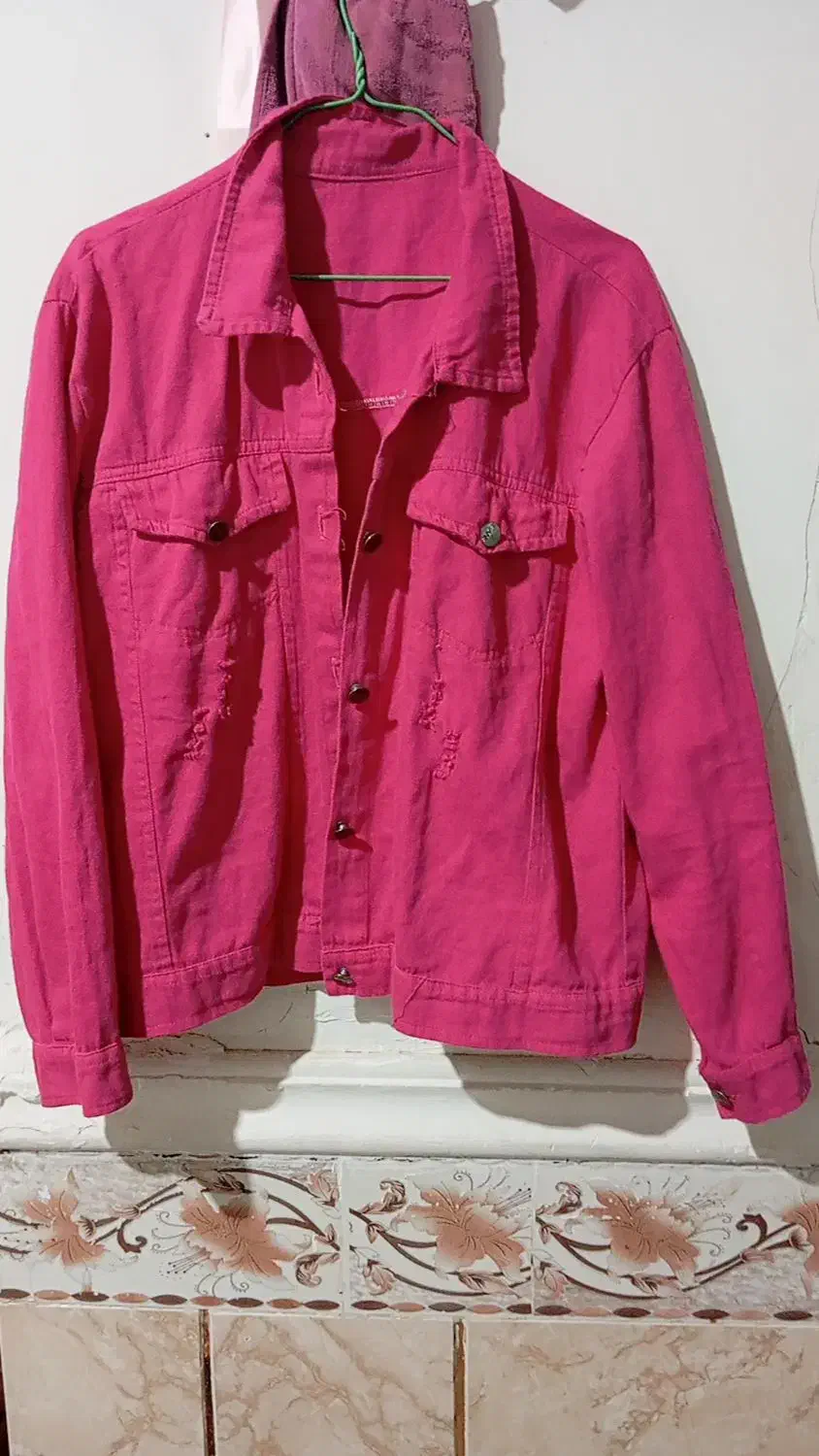 کت جین و صورتی|لباس|زابل, |دیوار