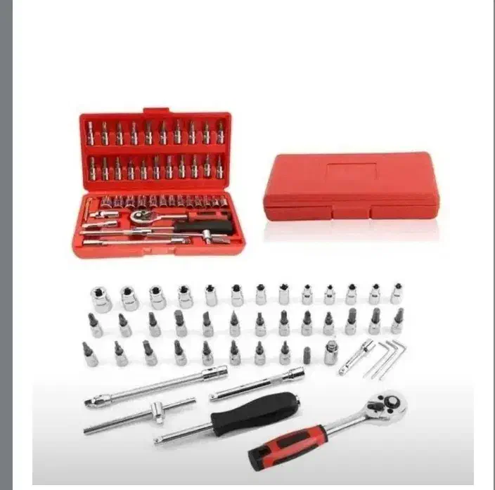 باکس آچار مدل فانکو چهل و شش عدد جنس کروم|ابزارآلات|نیشابور, شهرک فیروزه|دیوار