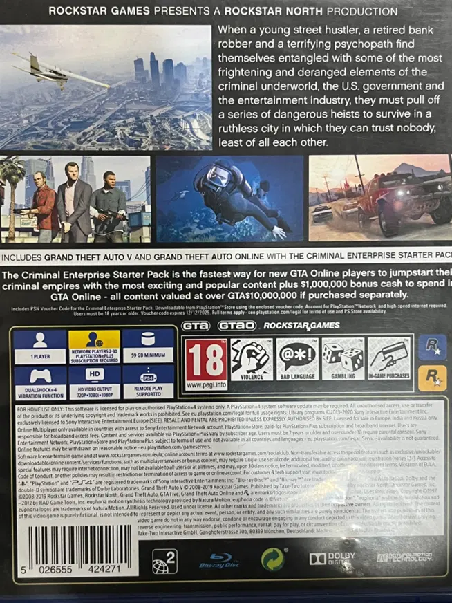 Gta v premium edition|کنسول، بازی ویدئویی و آنلاین|کرج, گوهردشت|دیوار