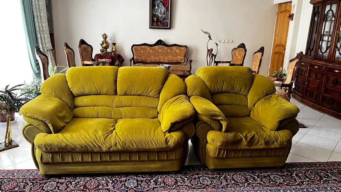 مبل راحتی ۹نفره|مبلمان خانگی و میز عسلی|اصفهان, خانه اصفهان|دیوار