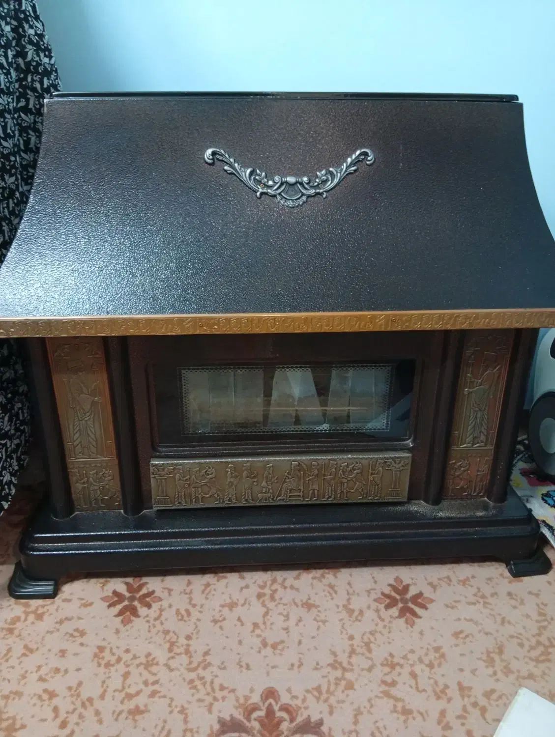 بخاری شومینه بزرگ|بخاری، هیتر، شومینه|اراک, |دیوار