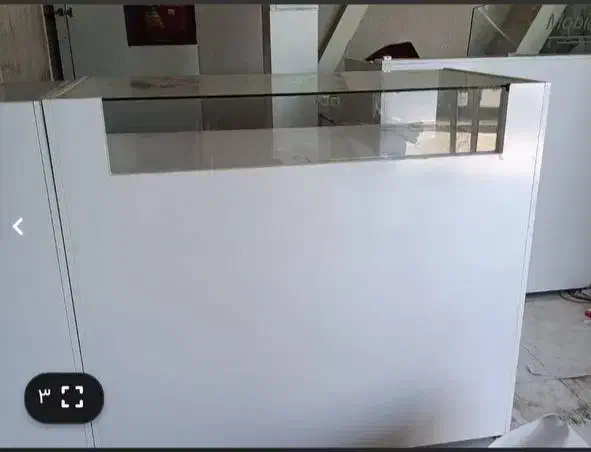 دوعدد ویترین و یک عدد پیش خوان تمیز MDF|بوفه، ویترین، کنسول|جوین, |دیوار