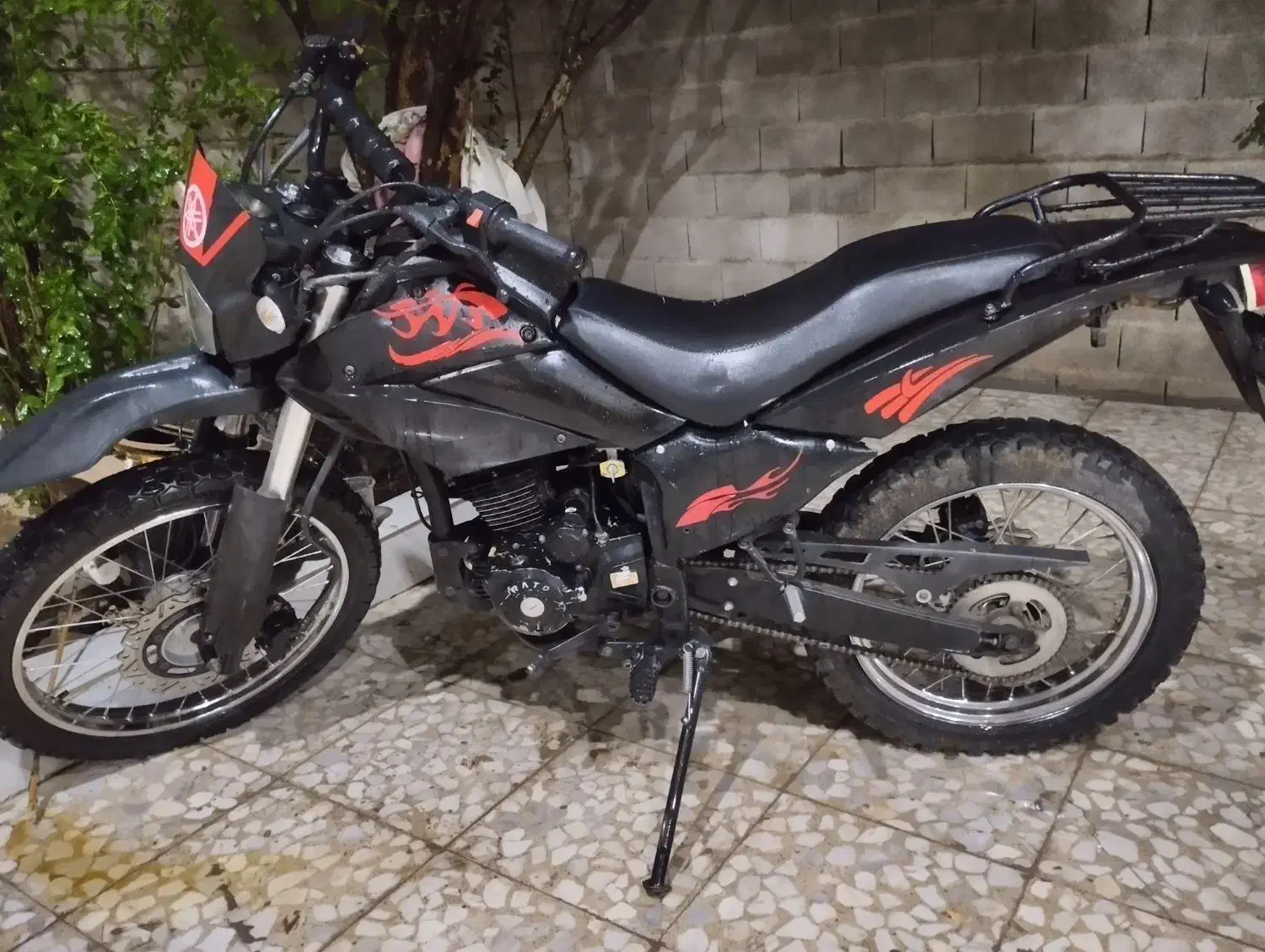 موتور راتو ۲۰۰ مزایده بابرگه سپاه مدل نود قیمتت ۵۵|موتورسیکلت|رامیان, |دیوار