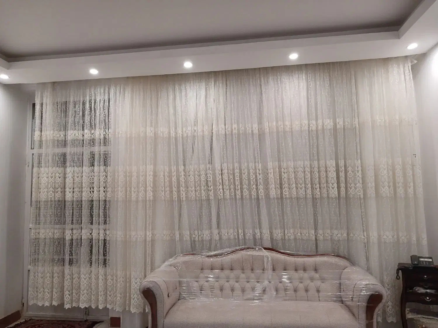 پرده ترک اصل ۱۵ متری چین ۳متر|پرده، رانر، رومیزی|چناران, |دیوار