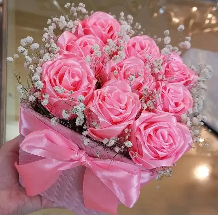 گلهای روبانی|گل مصنوعی|ارومیه, |دیوار