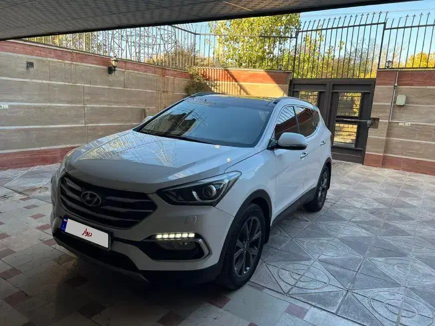 سانتافه 2016 سفید صدفی GDI بدون رنگ|خودرو سواری و وانت|قزوین, |دیوار