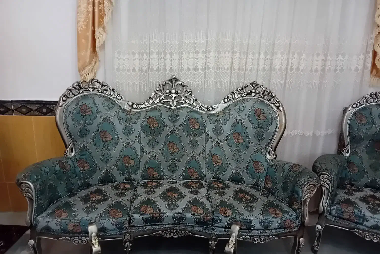 مبلمان سلطنتی ۹ نفره|مبلمان خانگی و میز عسلی|اسکو, |دیوار