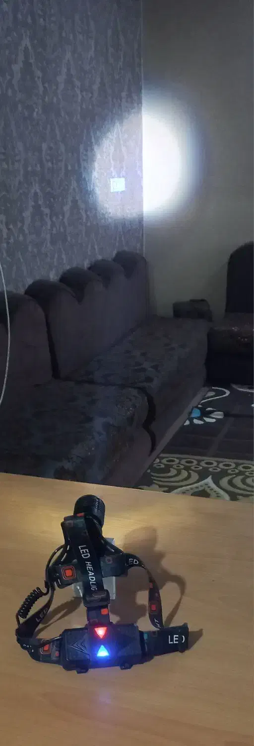 چراغ قوه پیشانی دار|لامپ و چراغ|اهواز, دغاغله|دیوار