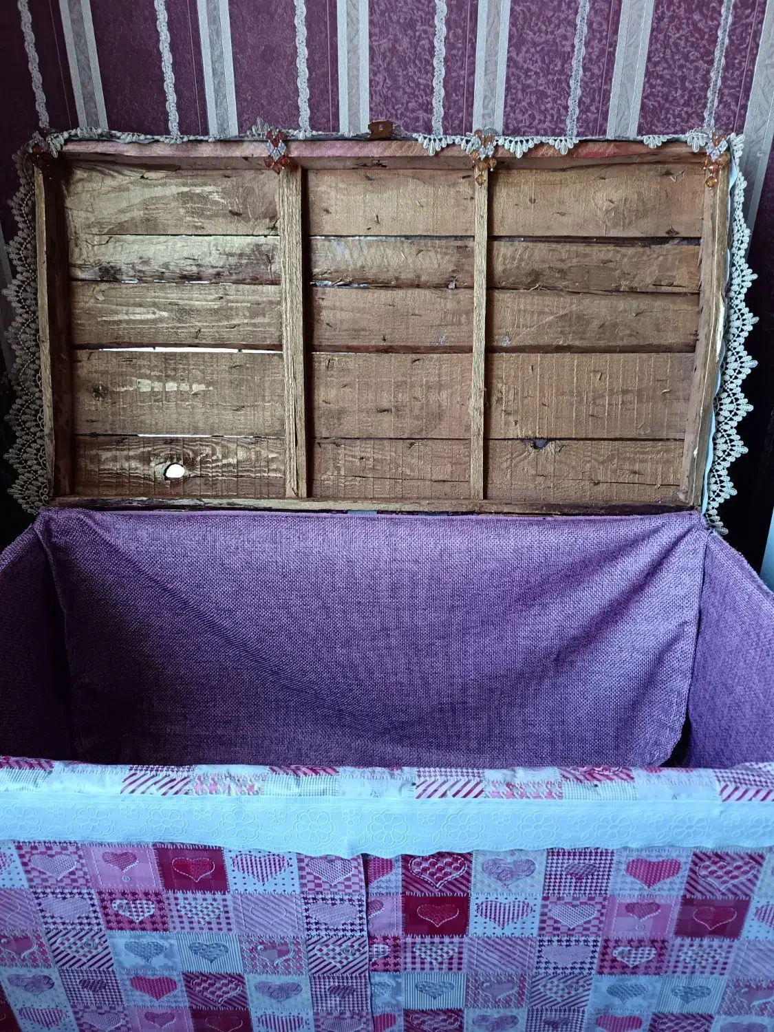 صندوق چوبی کار دست|صنایع دستی و سایر لوازم تزئینی|نوشهر, |دیوار