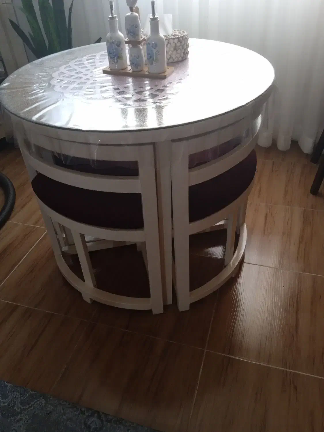 مبل با میز نهارخوری|مبلمان خانگی و میز عسلی|رشت, پل تالشان|دیوار