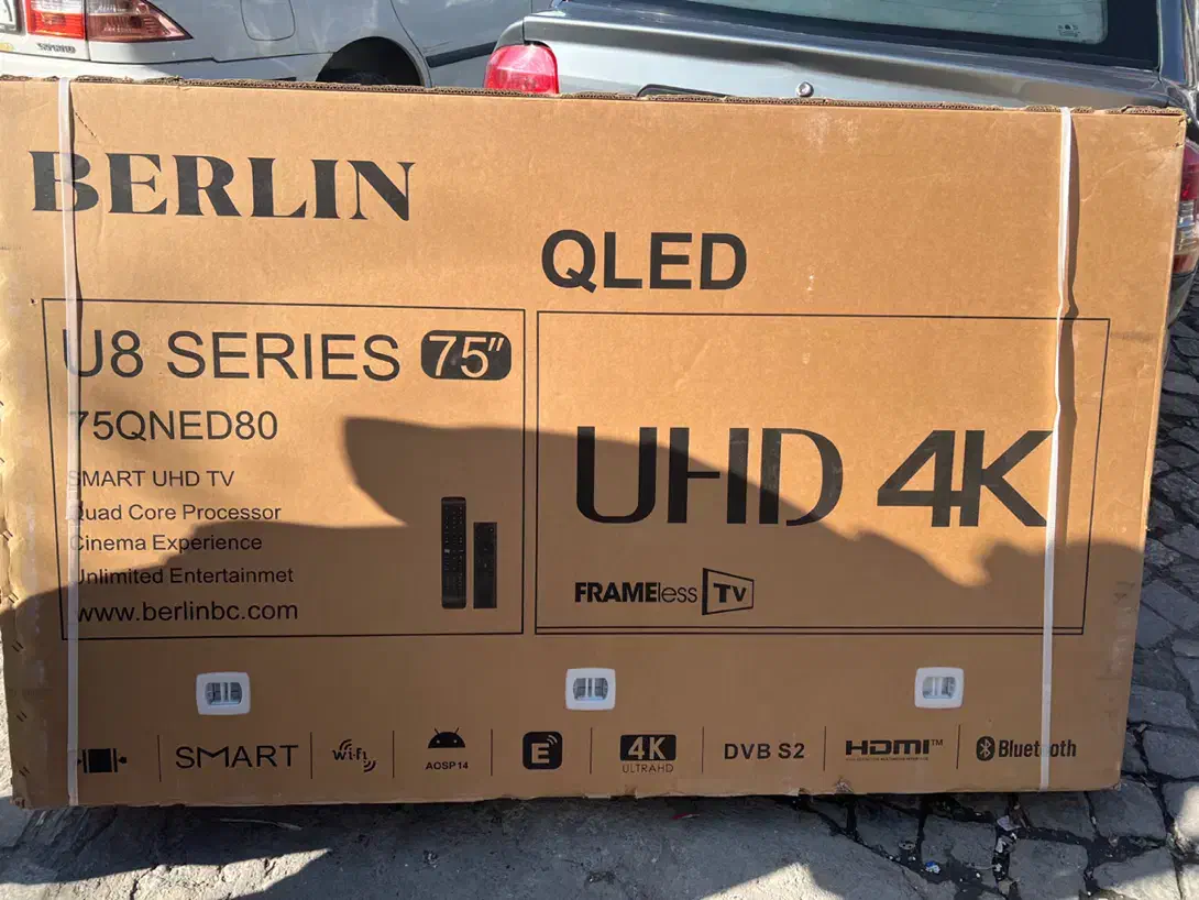 تلویزیون 75اینچ قیمت مناسب جنرال برلین|تلویزیون و پروژکتور|بانه, |دیوار