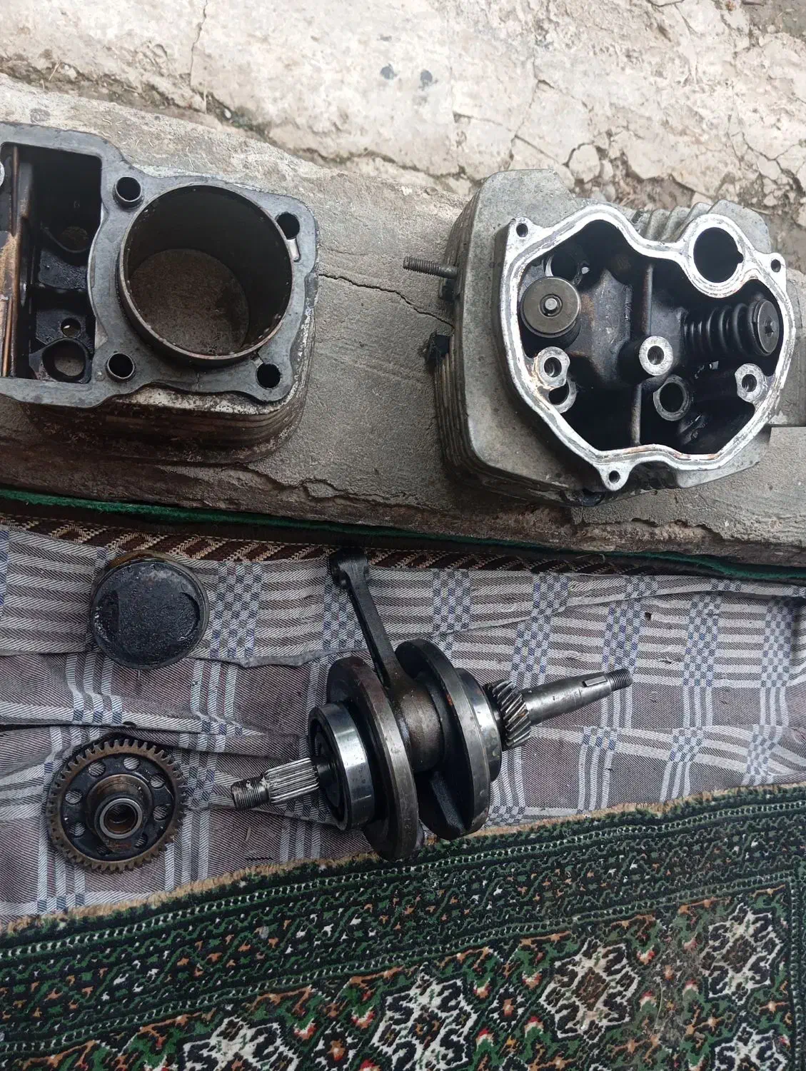 سیلندر125فابریک|قطعات یدکی و لوازم جانبی|لاهیجان, لفمجان|دیوار