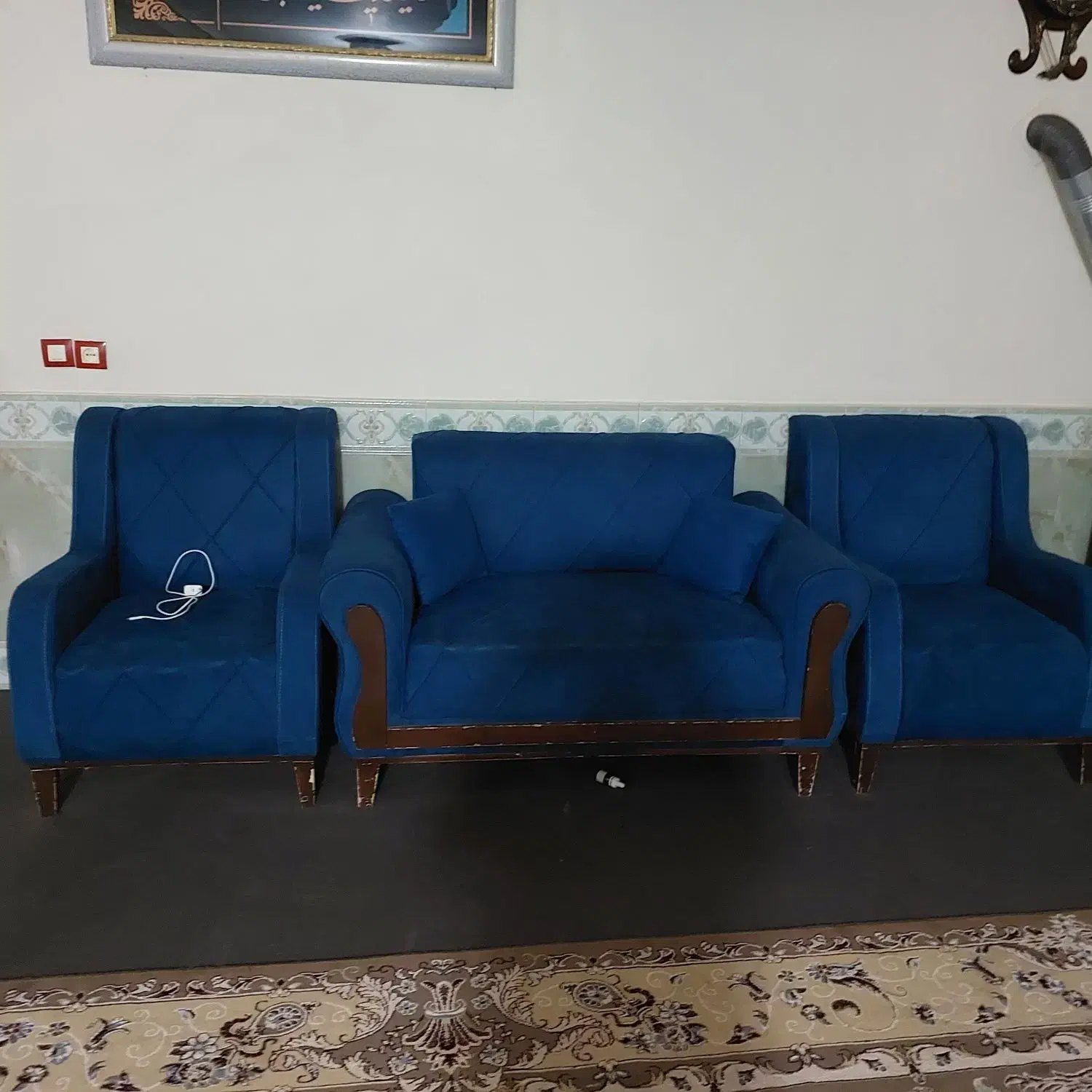 مبل ۷نفره|مبلمان خانگی و میز عسلی|تربت جام, جامرود|دیوار