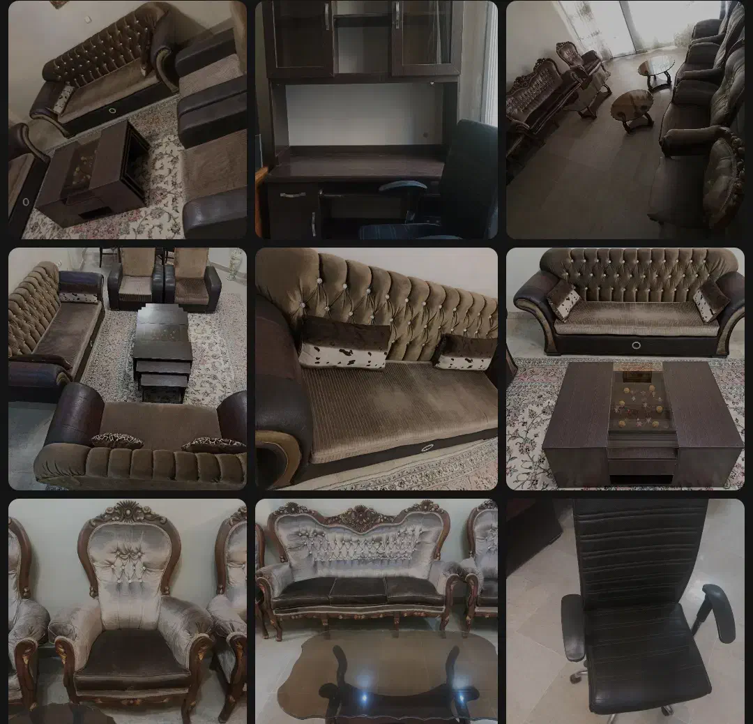 مبلمان استیل راحتی/میز تحریر کامپیوتر/صندلی چرخدار|مبلمان اداری|تهران, فاطمی|دیوار