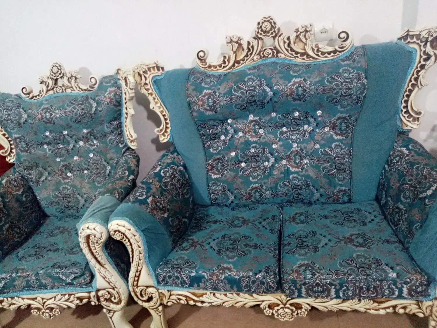 مبل سلطنتی ۷نفره ی|مبلمان خانگی و میز عسلی|میاندوآب, |دیوار