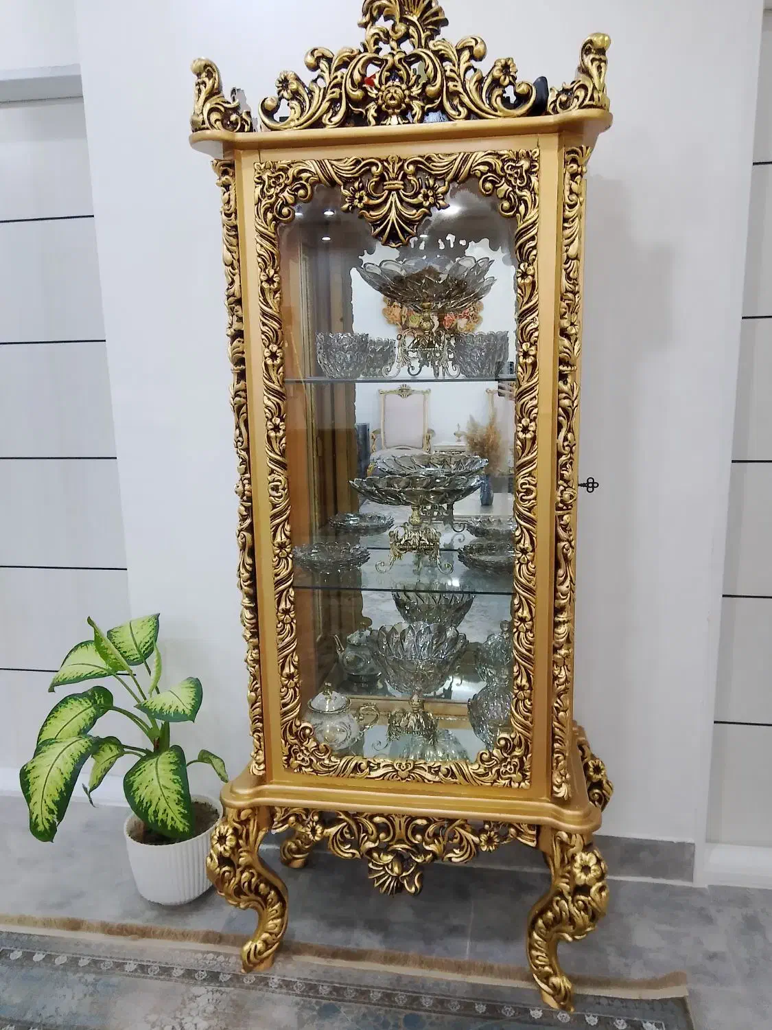 بوفه چوبی|بوفه، ویترین، کنسول|چالدران, |دیوار