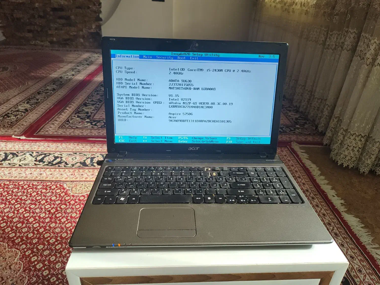 acer 5750g|رایانه همراه|همدان, |دیوار