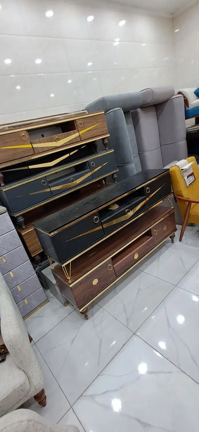 جاکفشی میز تی مبل|میز تلویزیون|امیدیه, |دیوار