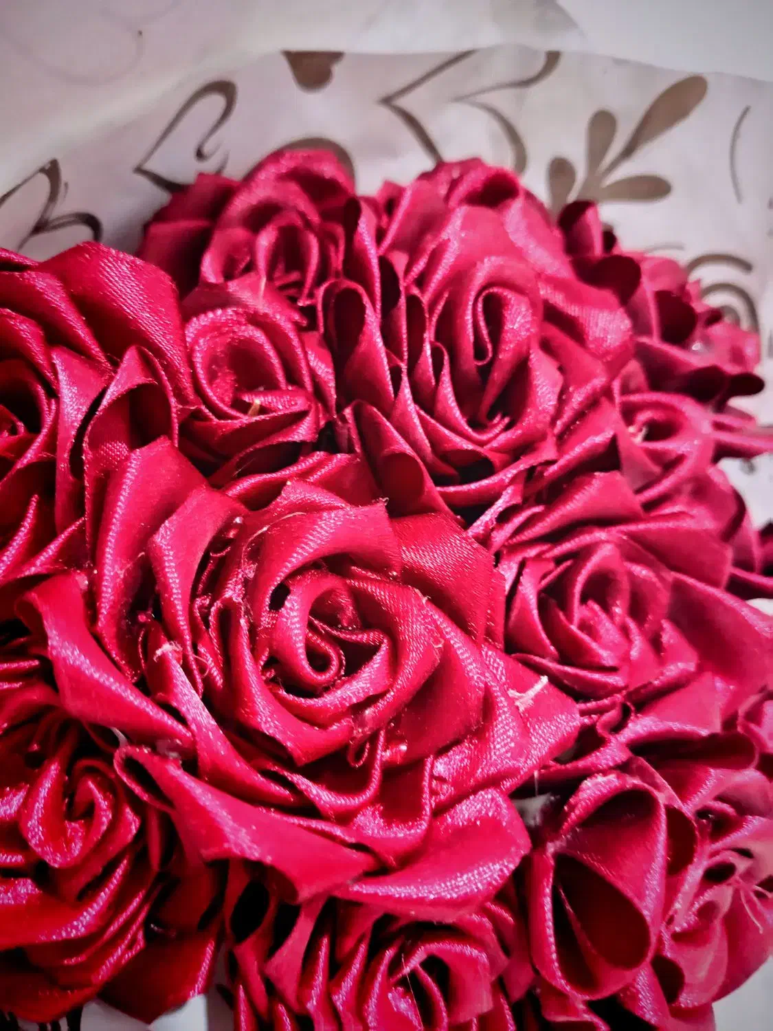 سفارش دسته گل روبانی|گل و گیاه طبیعی|آبدان, |دیوار