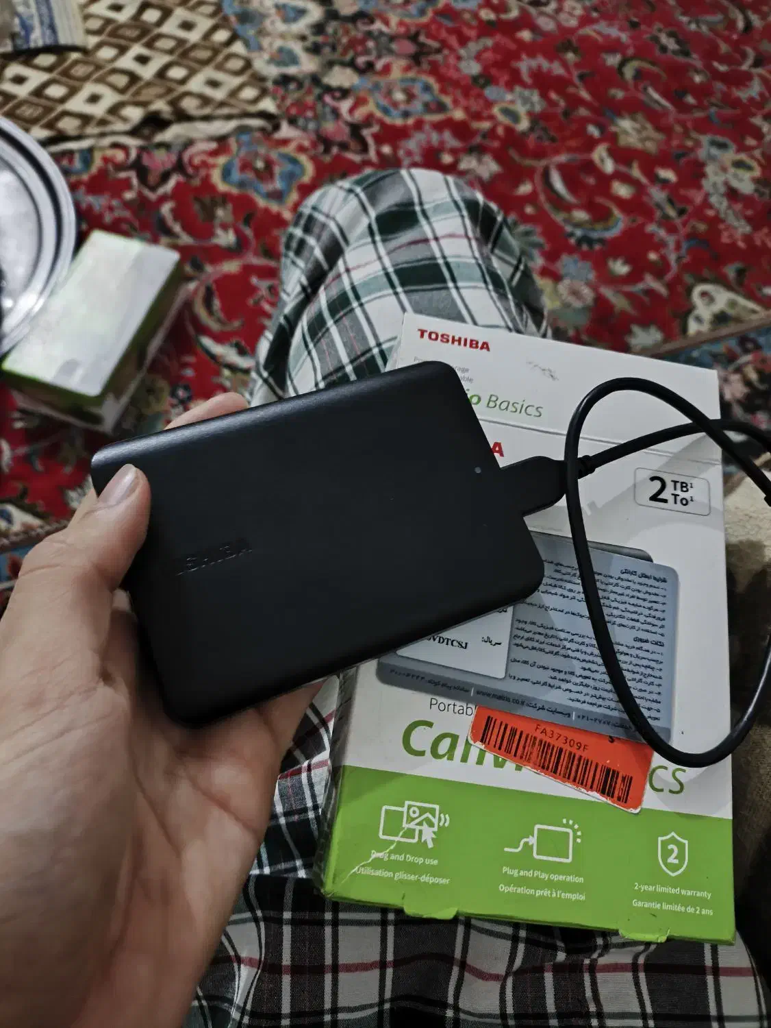 هارد توشیبا دو ترابایت صفر صفر استفاده نشده|قطعات و لوازم جانبی رایانه|بندر ترکمن, |دیوار