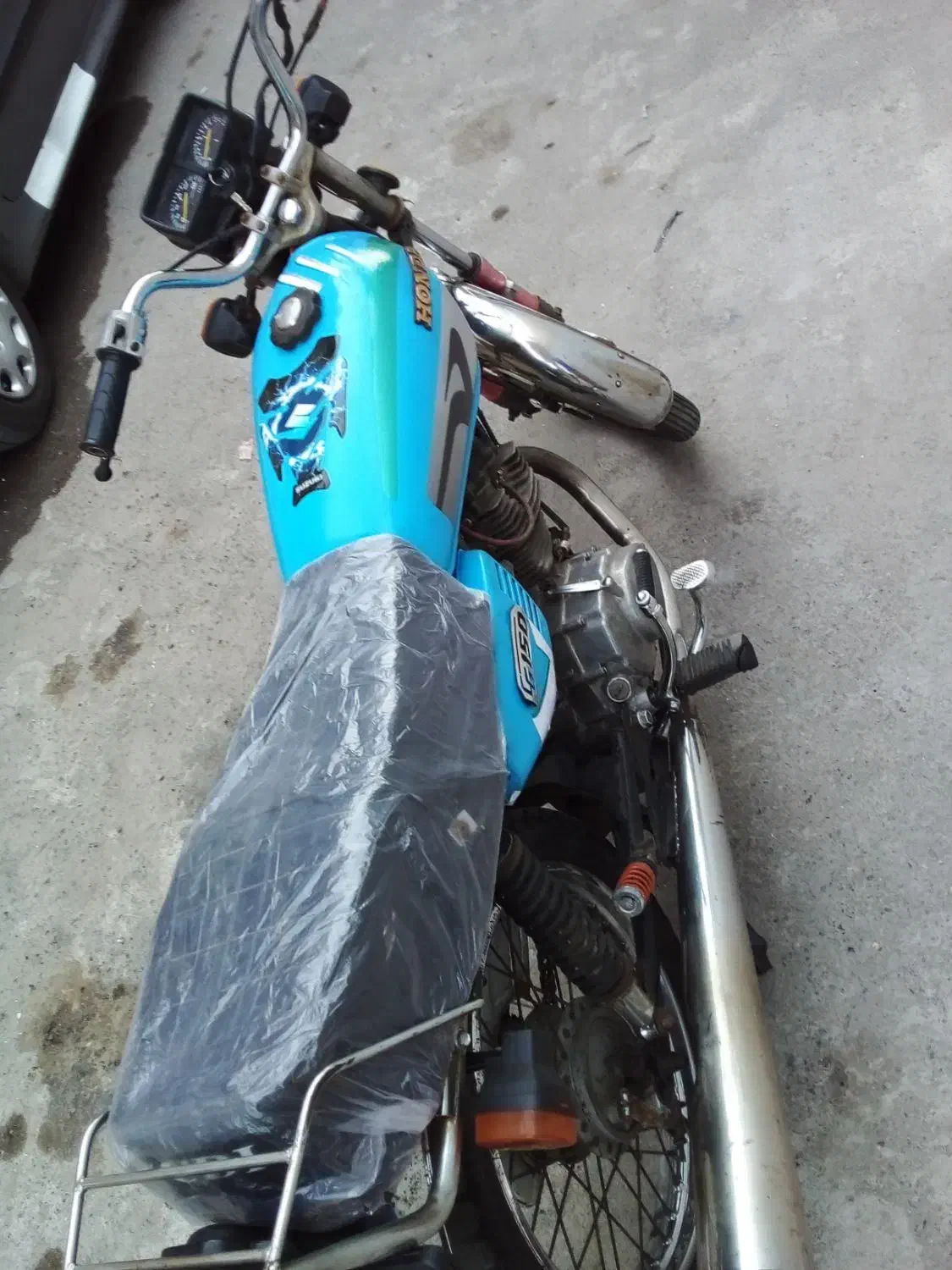 موتور هوندا ۱۲۵ مزاییده|موتورسیکلت|رشت, پیرکلاچای|دیوار